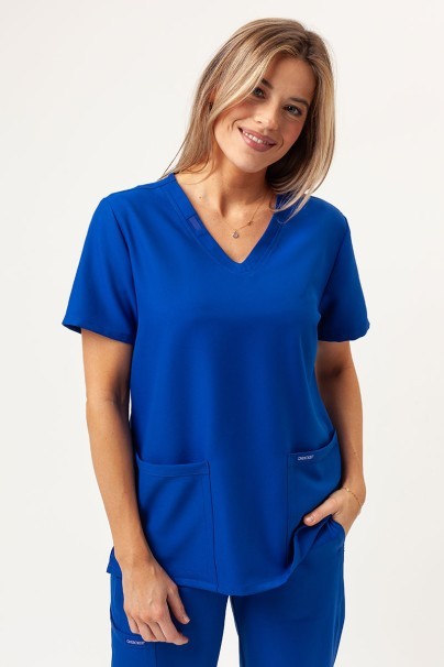 Women's Cherokee Ultra scrubs set (V-neck top, Jogger trousers) galaxy blue-3