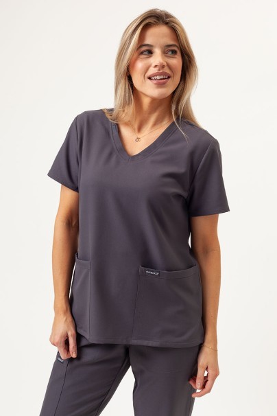 Women's Cherokee Ultra scrubs set (V-neck top, Jogger trousers) pewter-3