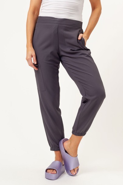 Women's Cherokee Ultra scrubs set (V-neck top, Jogger trousers) pewter-7