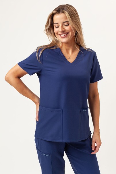 Women's Cherokee Ultra scrubs set (V-neck top, Jogger trousers) navy-2