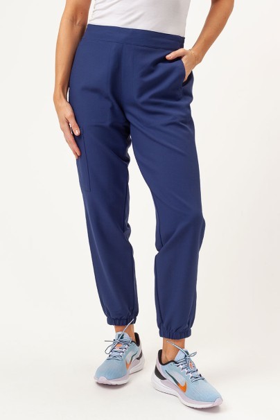 Women's Cherokee Ultra scrubs set (V-neck top, Jogger trousers) navy-6