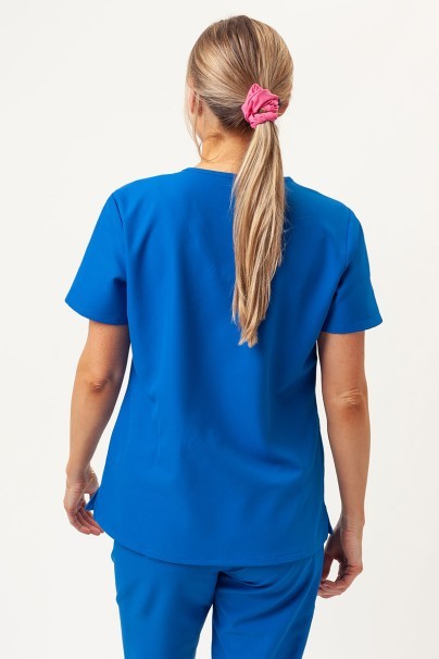 Women's Cherokee Ultra V-neck scrub top royal blue-2