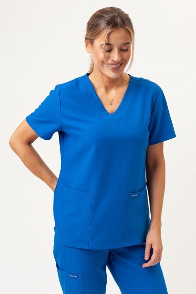 Women's Cherokee Ultra scrubs set (V-neck top, Jogger trousers) royal blue-3