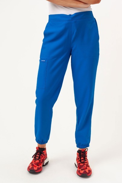 Women's Cherokee Ultra scrubs set (V-neck top, Jogger trousers) royal blue-7