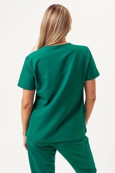 Women's Cherokee Ultra V-neck scrub top hunter green-2