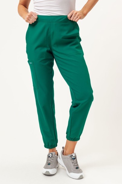 Women's Cherokee Ultra scrubs set (V-neck top, Jogger trousers) hunter green-8