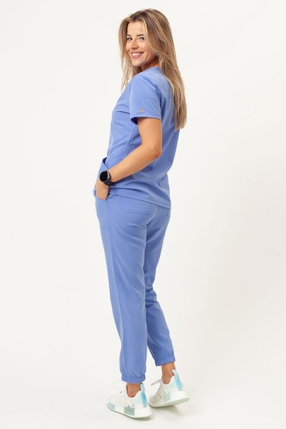 Women's Dickies EDS NXT V-neck scrub top ceil blue-2