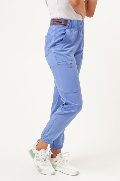 Women's Dickies EDS NXT scrubs set (V-neck top, Jogger trousers) ceil blue-9