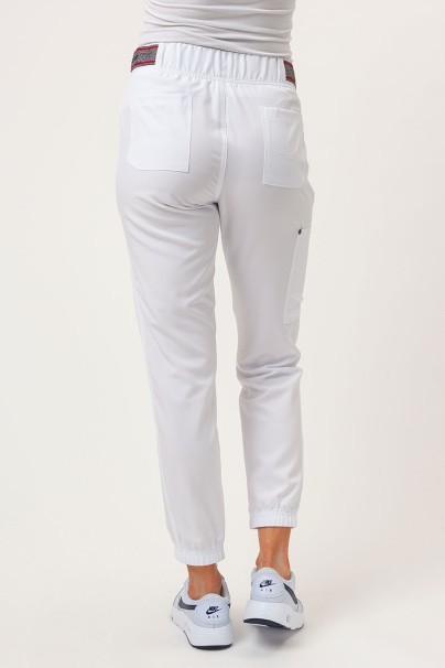 Women's Dickies EDS NXT Mid Rise scrub jogger trousers white-2