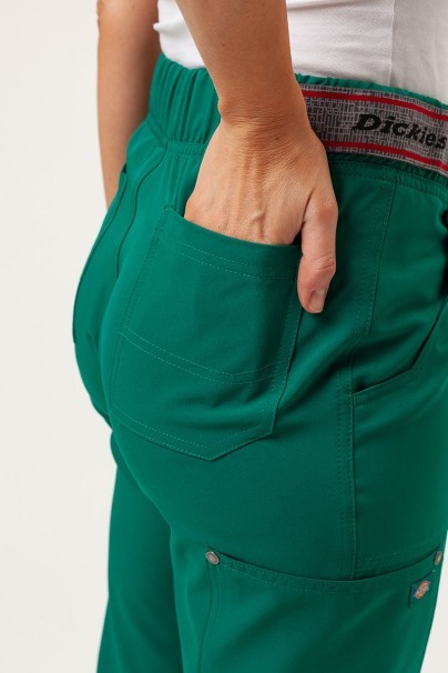 Women's Dickies EDS NXT Mid Rise scrub jogger trousers hunter green-5