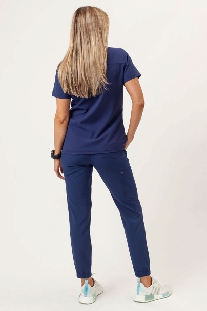 Women's Dickies EDS NXT V-neck scrub top navy-6