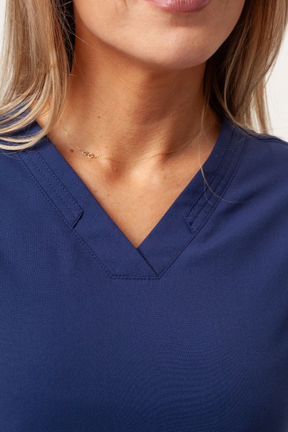 Women's Dickies EDS NXT V-neck scrub top navy-2