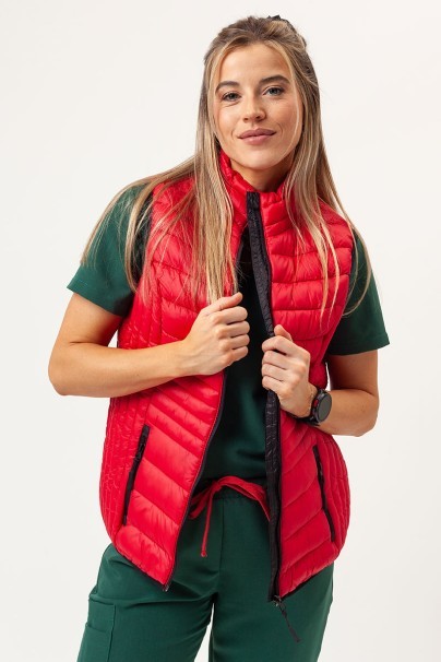 Women's padded vest Malfini Everest red-3