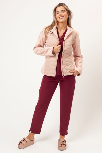 Women's hybrid jacket Malfini Cross blush pink-2