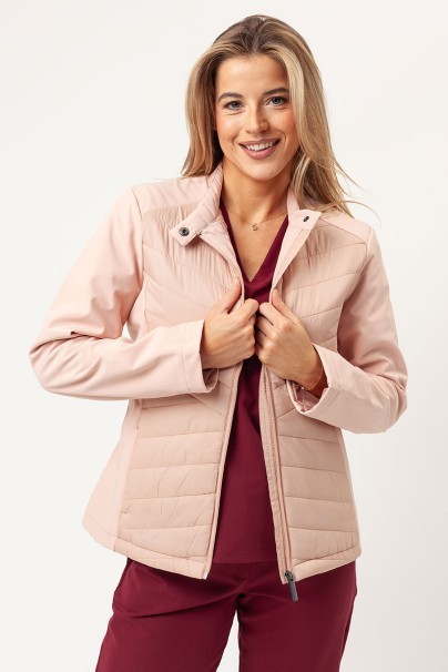 Women's hybrid jacket Malfini Cross blush pink-4