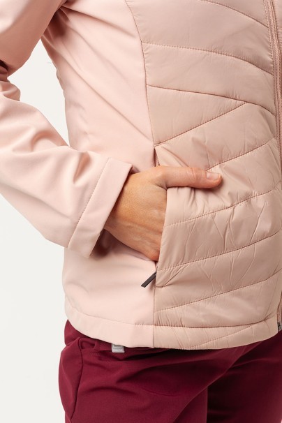 Women's hybrid jacket Malfini Cross blush pink-7