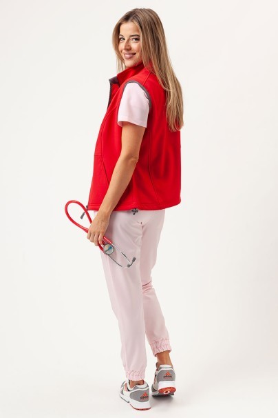 Women's softshell vest Malfini Vision red-2