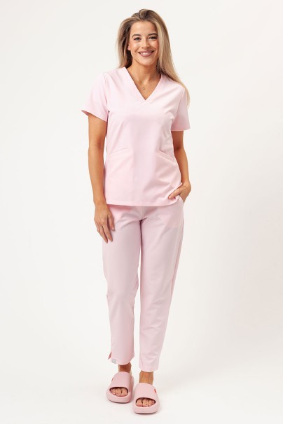 Women's Sunrise Uniforms Premium Aura scrub top blush pink-2