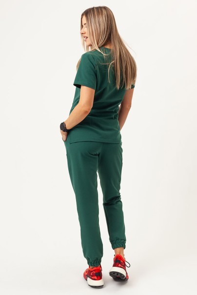 Women's Sunrise Uniforms Premium Vibe scrub jogger trousers bottle green-7