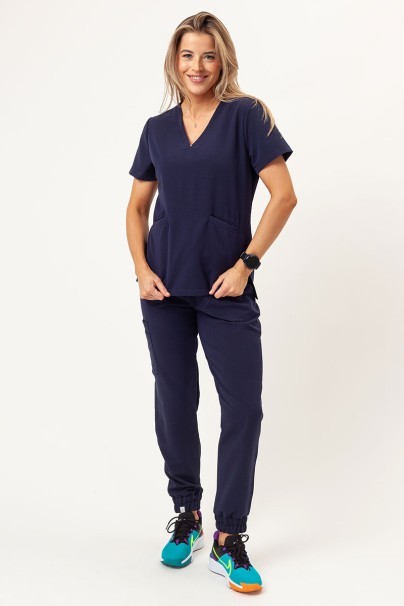 Women's Sunrise Uniforms Premium Vibe scrub jogger trousers navy-6