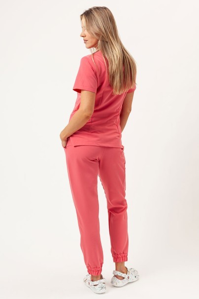 Women's Sunrise Uniforms Premium Vibe scrub jogger trousers coral-7