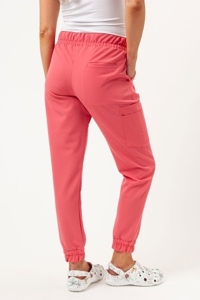 Women's Sunrise Uniforms Premium Vibe scrub jogger trousers coral-2