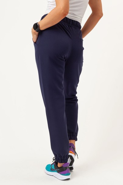 Women's Sunrise Uniforms Premium scrubs set (Aura top, Vibe jogger trousers) navy-8