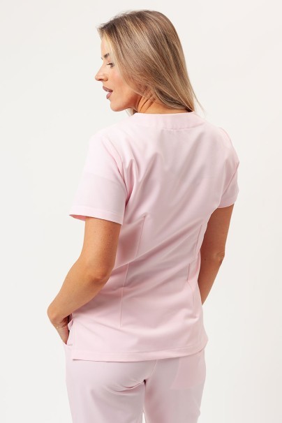 Women's Sunrise Uniforms Premium scrubs set (Aura top, Vibe jogger trousers) blush pink-3