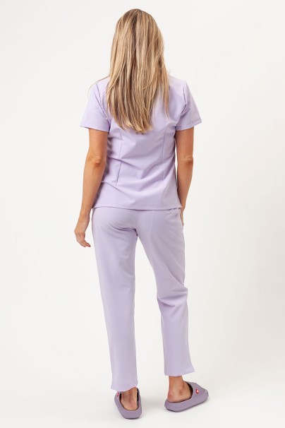 Women's Sunrise Uniforms Premium scrubs set (Aura top, Pride trousers) lavender-1