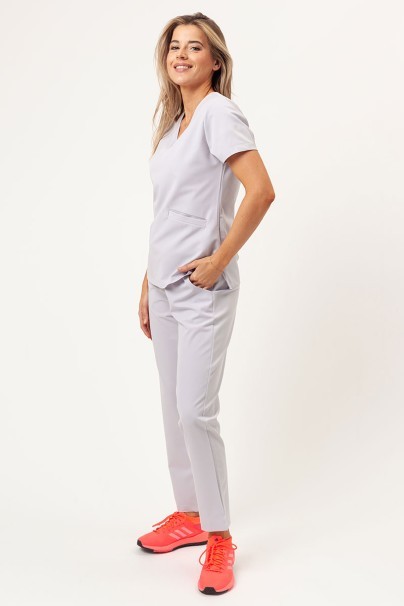 Women's Sunrise Uniforms Premium scrubs set (Aura top, Pride trousers) quiet grey-11