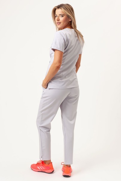 Women's Sunrise Uniforms Premium scrubs set (Aura top, Pride trousers) quiet grey-2