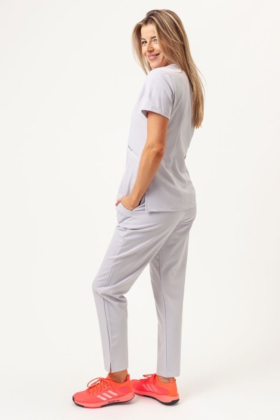 Women's Sunrise Uniforms Premium scrubs set (Aura top, Pride trousers) quiet grey-12