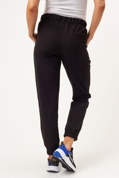 Women's Sunrise Uniforms Premium Vibe scrub jogger trousers black-2