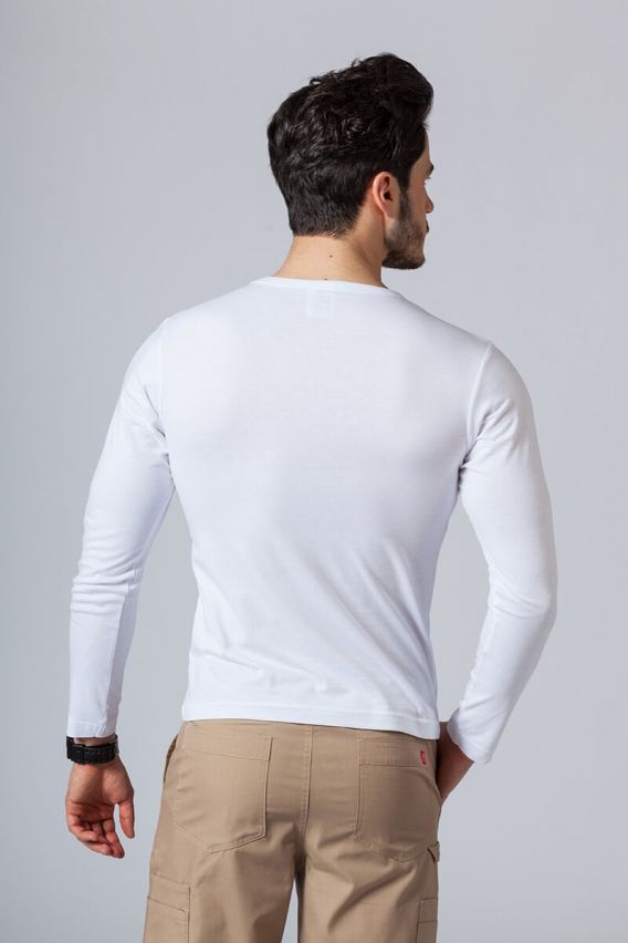 Men’s Malfini Fit long sleeve t-shirt white-2