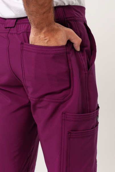 Men’s Cherokee Infinity Fly scrub trousers wine-5