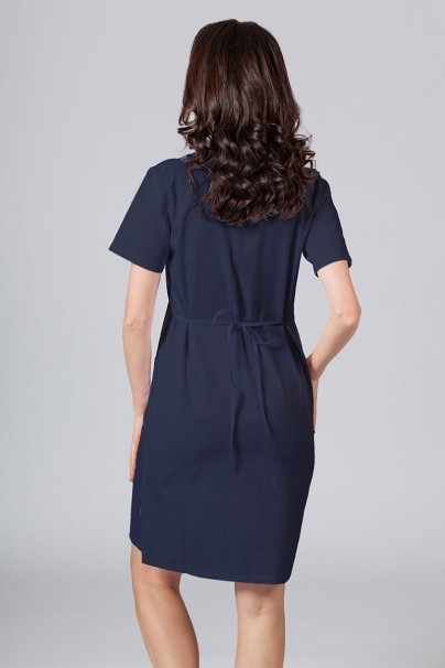 Women’s Sunrise Uniforms straight scrub dress navy-2