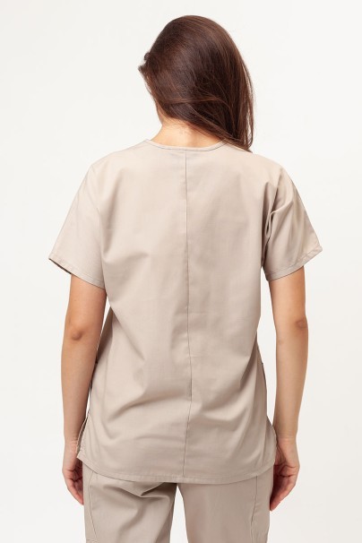 Women’s Cherokee Originals V-Neck scrub top khaki-2