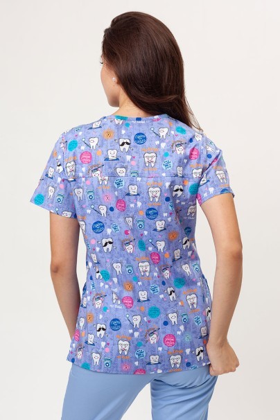 Women's Cherokee Prints V-neck scrub top Dental Affirmations-1