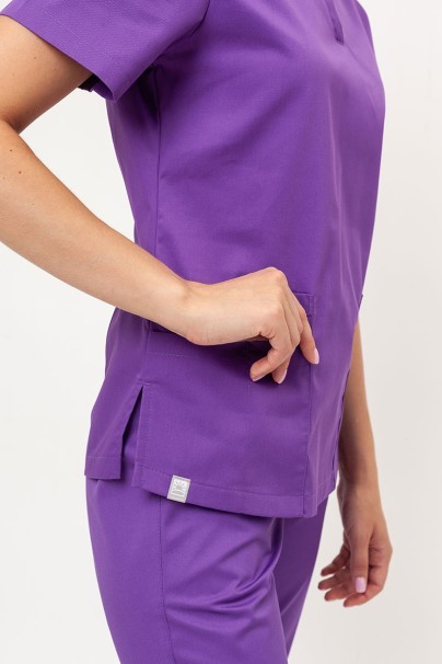 Women’s Sunrise Uniforms Basic Classic FRESH scrubs set (Light top, Regular trousers) violet-6