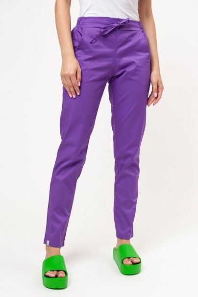 Women’s Sunrise Uniforms Basic Classic FRESH scrubs set (Light top, Regular trousers) violet-7