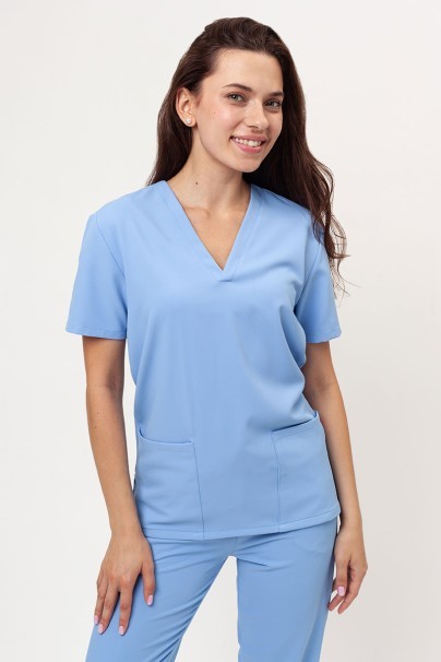 Women's Velilla Microfiber scrubs set blue-2