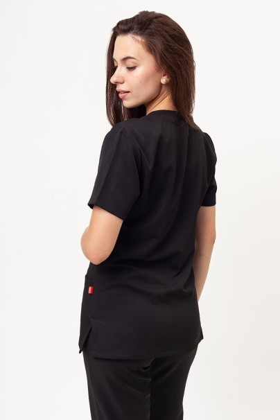 Women's Velilla Microfiber scrub top black-1