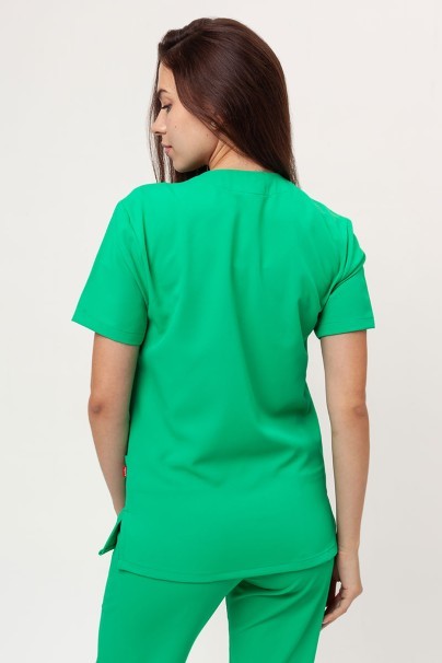 Women's Velilla Microfiber scrub top green-2