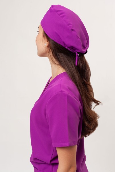 Velilla Microfiber scrubs cap eggplant-5