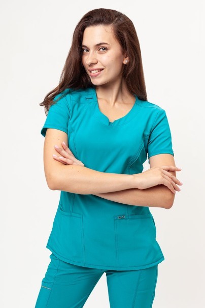 Women's Cherokee Infinity (Jogger trousers) scrubs set teal blue-2