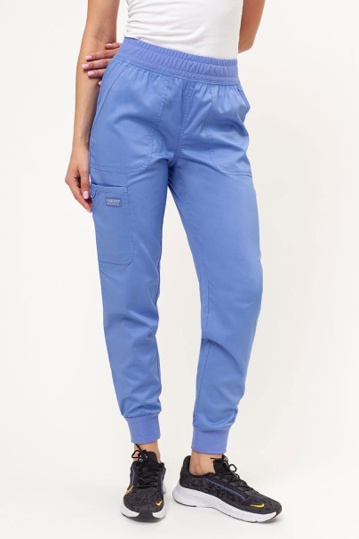 Women's Cherokee Revolution scrubs set (Soft top, Jogger trousers) ceil blue-6