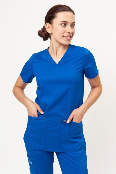 Women's Cherokee Revolution scrubs set (Soft top, Jogger trousers) royal blue-3