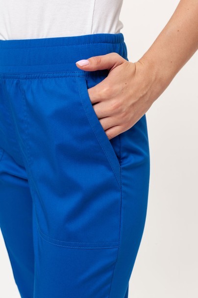 Women's Cherokee Revolution Mid Rise scrub jogger trousers royal blue-3