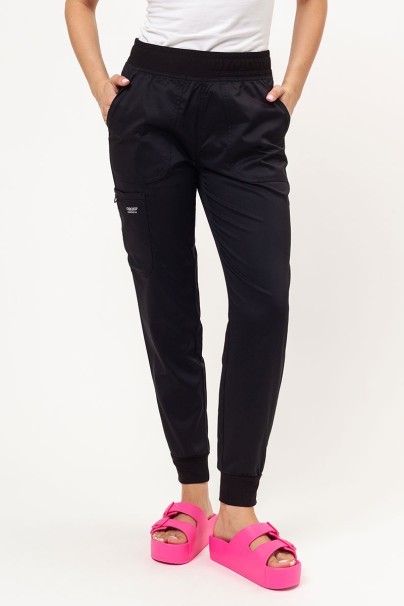 Women's Cherokee Revolution scrubs set (Soft top, Jogger trousers) black-7