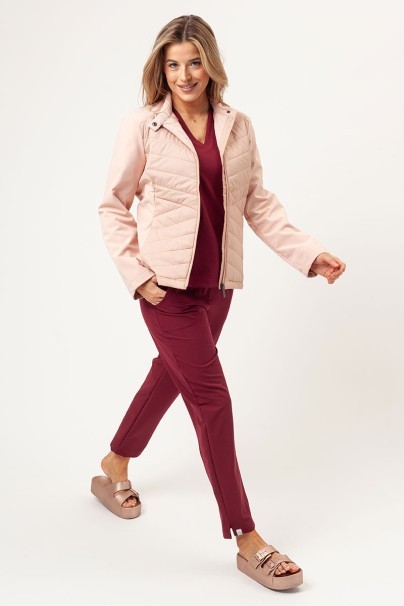 Women's hybrid jacket Malfini Cross blush pink-2